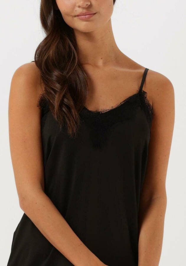 CC Heart Zwarte Mini Jurk Lace Slipdress