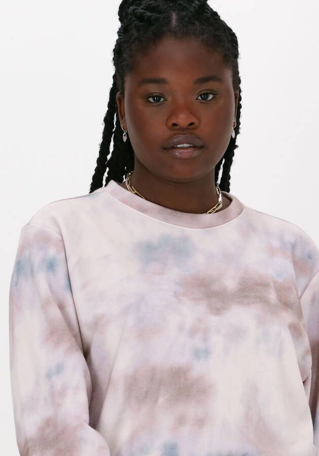 Modströ, m Holly sweater met tie dye dessin