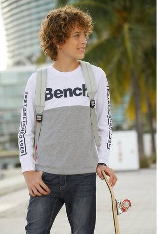 Bench. Shirt met lange mouwen meerkleurig en met prints