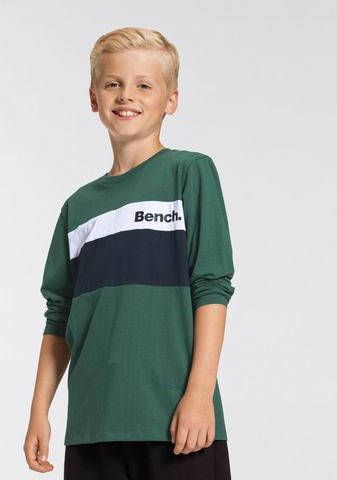 Bench. Shirt met lange mouwen Met kleurinzetten