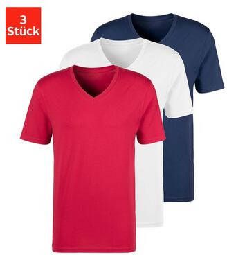 Bench. Shirt met V hals met een perfecte pasvorm