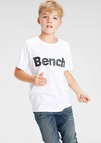 Bench. T shirt Basic met borstprint