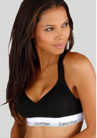 Calvin Klein Bralette Modern Cotton met gekruiste bandjes achter