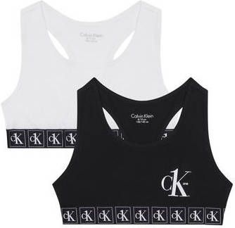 Calvin Klein Bralette met logoprint in 2 pack