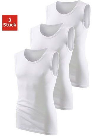 H.I.S Muscle shirt zonder zijnaden optimale pasvorm(3 delig )