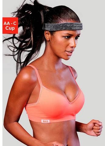 H.I.S Sport bh met ingewerkte push upvullingen, geschikt voor sporten met lichte belasting