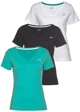 H.I.S T shirt Essential basics(voordeelset, Set van 3 )