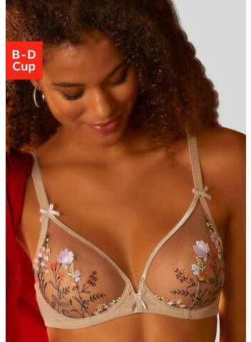 Lascana Beugel bh Maria met bloemen van chique borduurkant