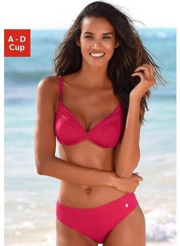 Lascana Beugelbikini in wikkellook