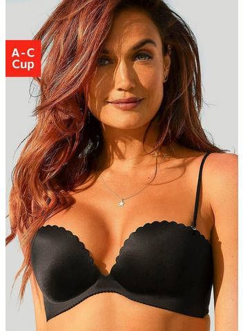 Lascana Push up bh met afneembare bretels en extra platte schulprandjes