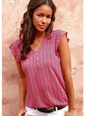 Lascana Shirttop met kapmouwtjes(set, 2 delig, Set van 2 )