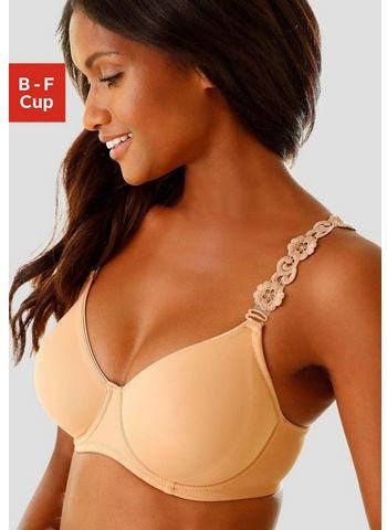 Lascana T shirt bh Dessous met 3 verschillende bandjes om te verwisselen(verwisselbare bandjes )