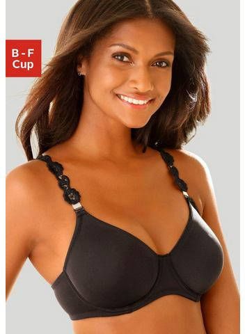 Lascana T shirt bh Dessous met 3 verschillende bandjes om te verwisselen(verwisselbare bandjes )