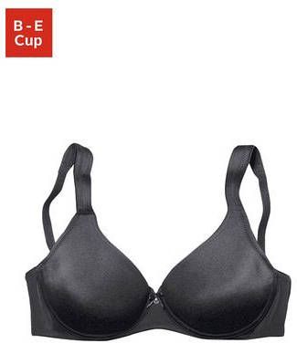 Lascana T shirt bh Perfect basic met beugel en ongevoerde cups