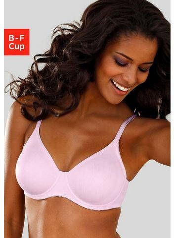 Lascana T shirt bh Perfect basic met geïntegreerde beugel zonder vullingen