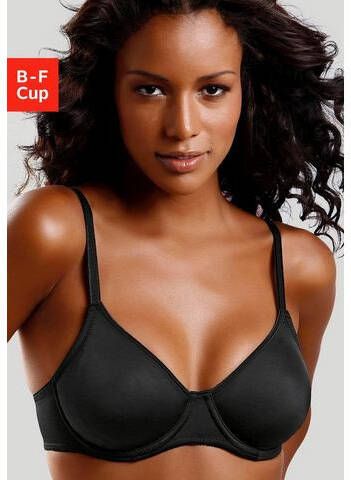 Lascana T shirt bh Perfect basic met geïntegreerde beugel zonder vullingen