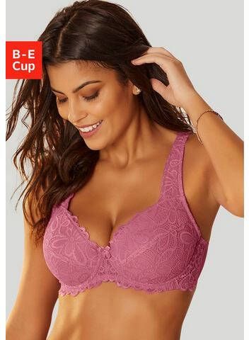 Nuance Bh met steuncups van fijne, gebloemde kant
