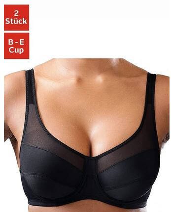 petite fleur Beugel bh van microtouch materiaal(set, Set van 2 )