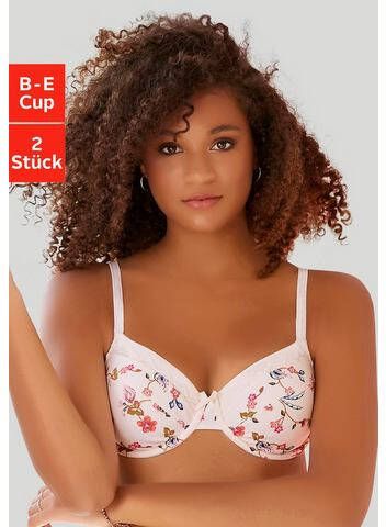 petite fleur Beugel bh van zacht, duurzaam katoen(set, Set van 2 )