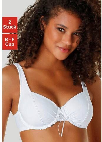 petite fleur Bh met beugel en mooie plooien in cup(set, Set van 2 )