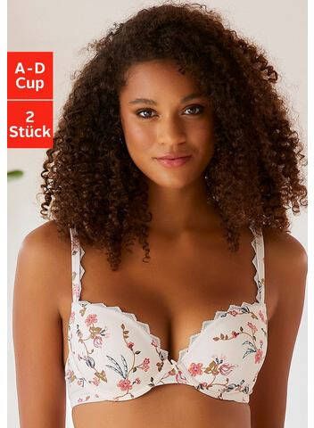 petite fleur Bh met steuncups van zacht, duurzaam katoen(set, Set van 2 )