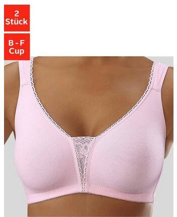 petite fleur Bh zonder beugels met kanten details(set, Set van 2 )