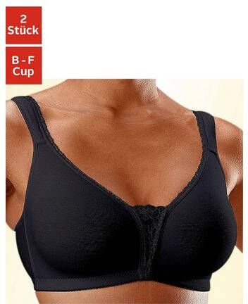 petite fleur Bh zonder beugels met kanten details(set, Set van 2 )