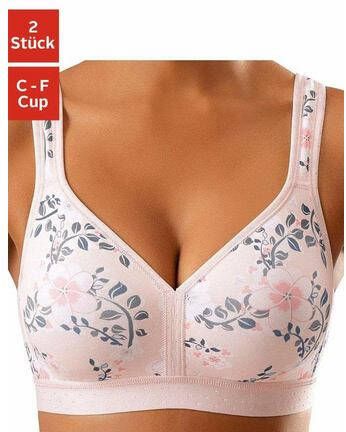 petite fleur Bh zonder beugels van zacht katoen(set, Set van 2 )
