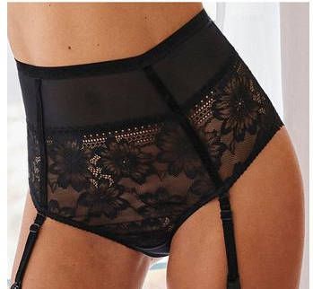petite fleur gold High waist slip Seduction met afneembare jarretels