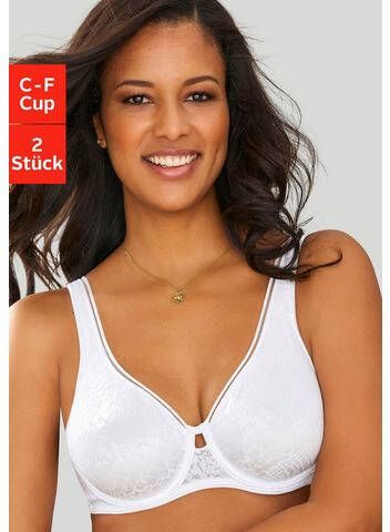 petite fleur Minimizer bh in een glanzende look(set, Set van 2 )