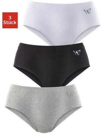 petite fleur Modellerende slip met kleine vlinderprint(set, 3 stuks )