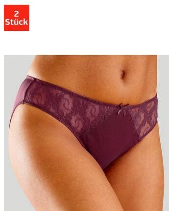 petite fleur Slip met leuke kanten inzetten(3 stuks )