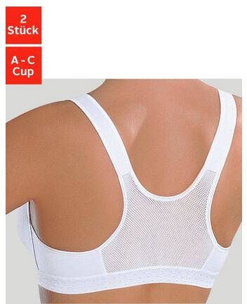 petite fleur Sport bh zonder beugels voor yoga(set, Set van 2 )