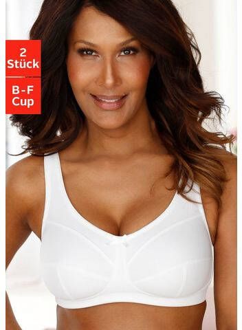 petite fleur Steun bh met zacht onderbuste elastiek(set, Set van 2 )