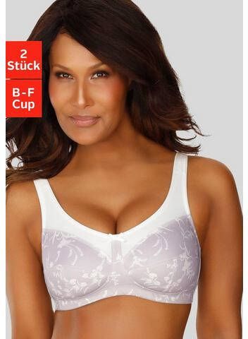 petite fleur Steun bh met zacht onderbuste elastiek(set, Set van 2 )