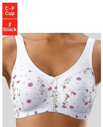 petite fleur Steun bh zonder beugels, met bredere bandjes(set, Set van 2 )