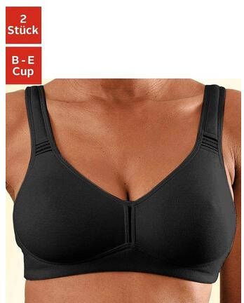 petite fleur T shirt bh zonder beugels van katoen(set, Set van 2 )