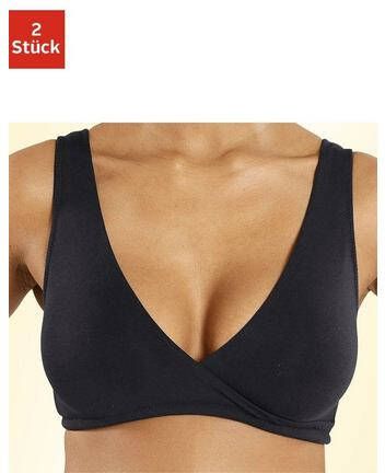 petite fleur Voedings bh zonder beugels in comfortabel wikkelmodel(set, Set van 2 )