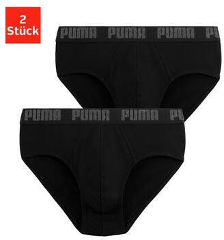 Puma Boxershorts Basic Brief 2P Zwart