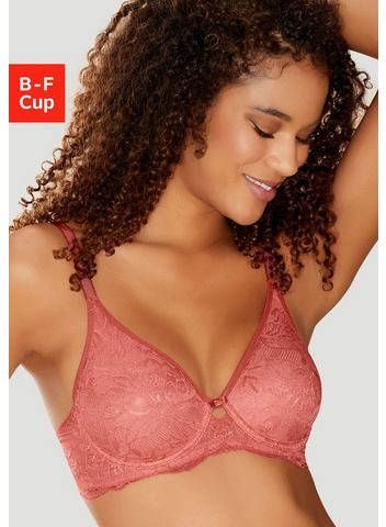 Triumph Beugel bh Amourette Charm W02 overtrokken met gebloemde kant