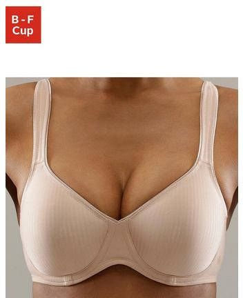 Triumph Beugel bh Modern Soft Cotton W met stijlvol streepdessin