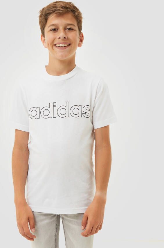 Adidas Linear Outline Logo T Shirt Junior Kind