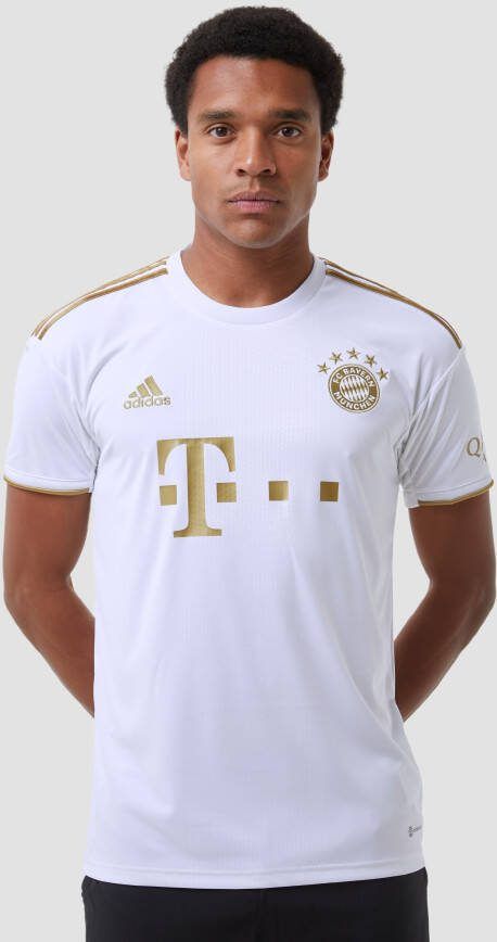 Adidas FC Bayern Mü, nchen 22/23 Uitshirt White/Dark Football Gold Heren