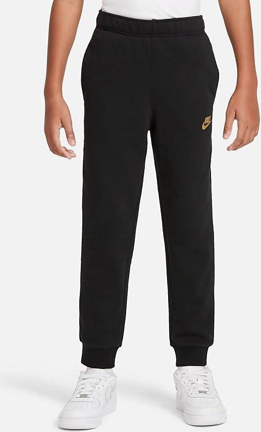 Nike sportswear repeat joggingbroek zwart/goud kinderen