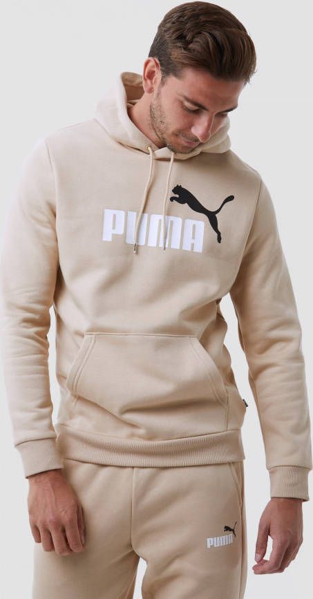 Puma essentials+ 2 col big logo trui bruin heren