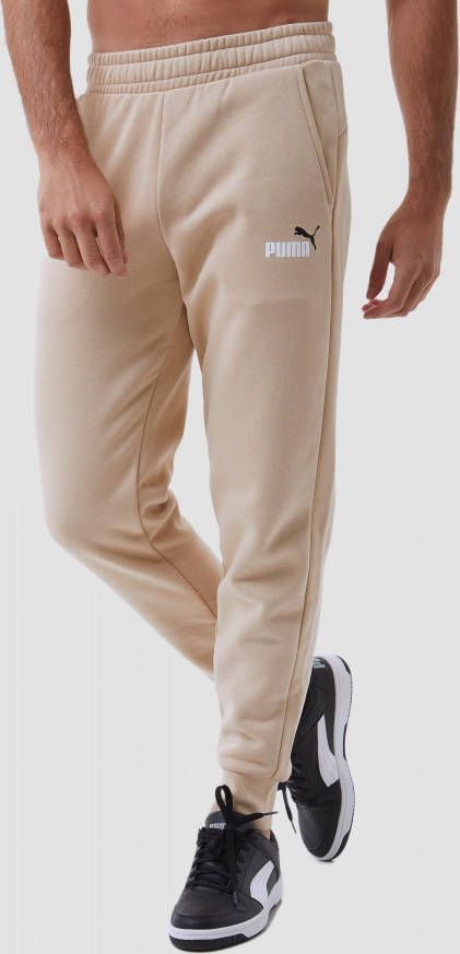 Puma essentials+ 2 col logo joggingbroek bruin heren