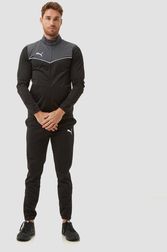 Puma Senior trainingspak zwart/donkergrijs
