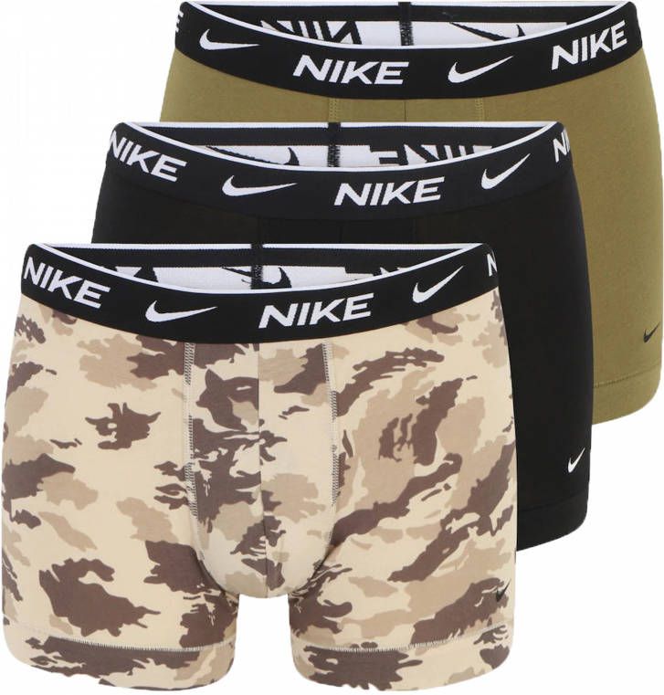 Nike Swoosh Camo Trunk3 Pack Unisex Sport Accessoires Green Katoen