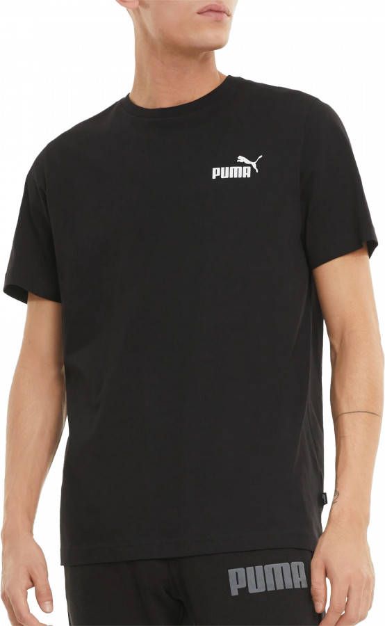 Puma T shirt con logo Essentials , Zwart, Heren