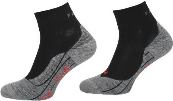 Falke tk 5 short wandelsokken zwart dames